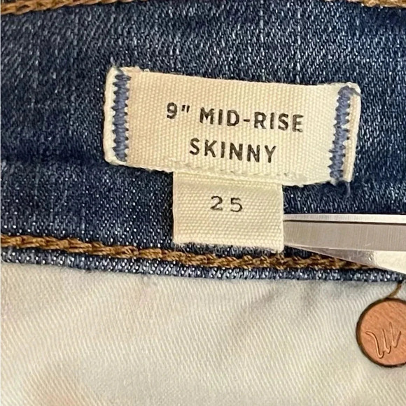 MADEWELL | Mid Rise Skinny Jeans Stretch Pendale Wash Magic Pockets Denim - Picture 8 of 10